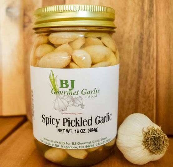 Spicy Pickled Garlic